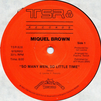 12" Single: Miquel Brown - So Many Men - So Little Time