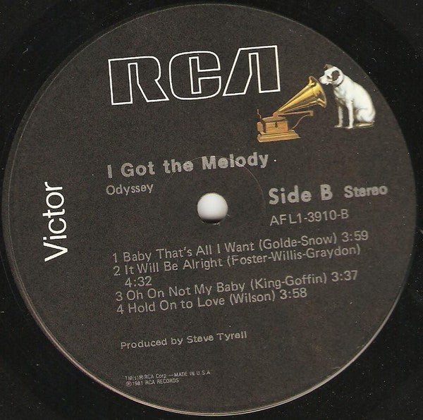 I Got The Melody - secondary
