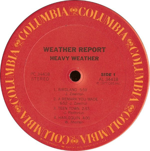 Heavy Weather - secondary