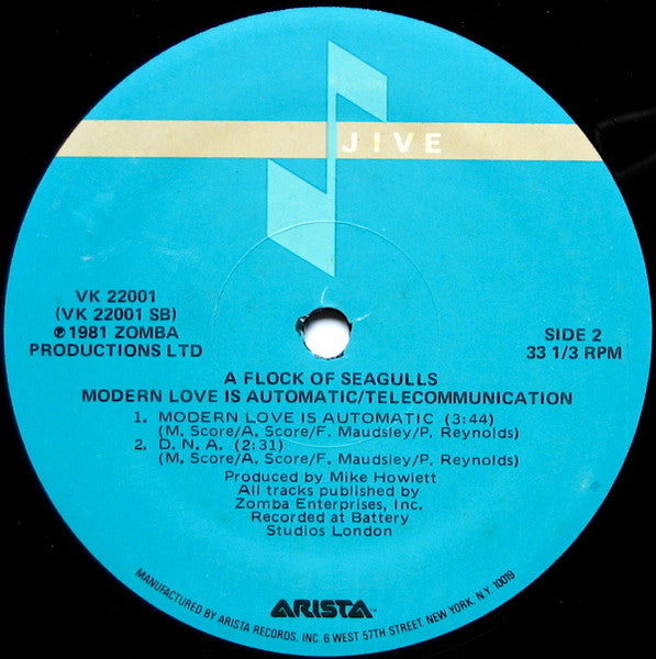 Modern Love Is Automatic / Telecommunication - secondary