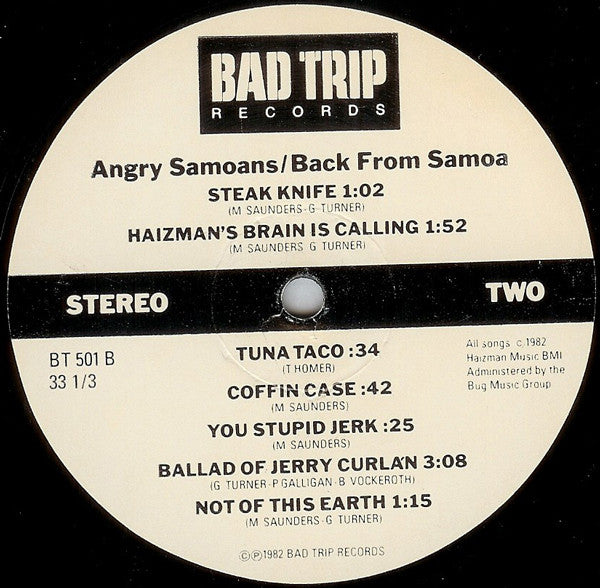 Back From Samoa - secondary