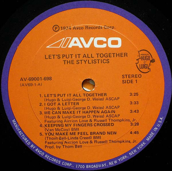 The Stylistics - Let's Put It All Together
