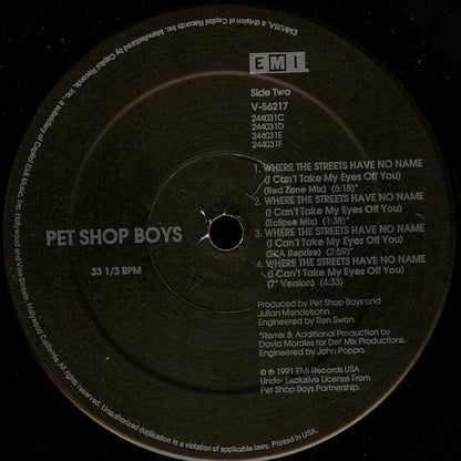 Pet Shop Boys - Where The Streets Have No Name (I Can't Take My Eyes Off You)