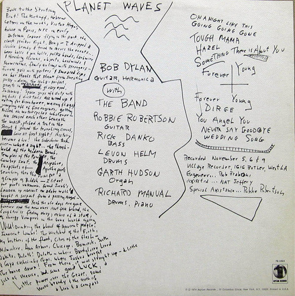 Planet Waves - secondary