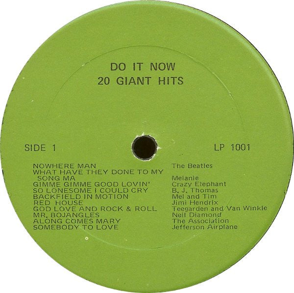 Do It Now: 20 Giant Hits - secondary