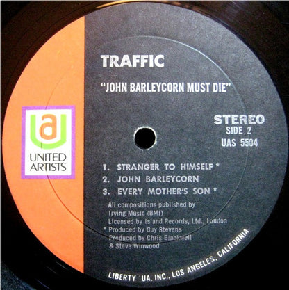 John Barleycorn Must Die - secondary