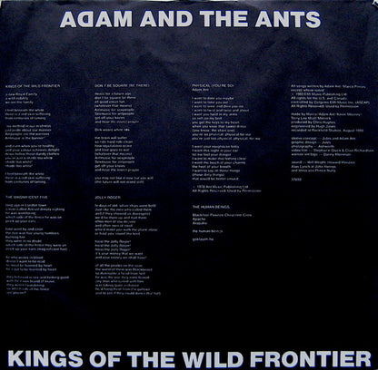 Kings Of The Wild Frontier - secondary