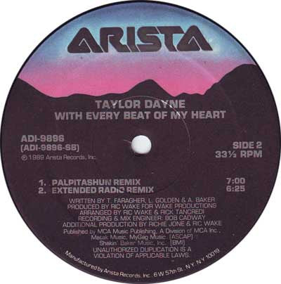 With Every Beat Of My Heart - secondary