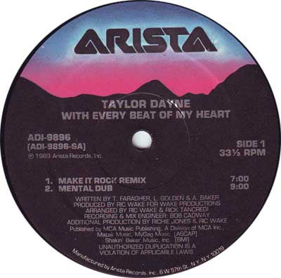 With Every Beat Of My Heart - secondary