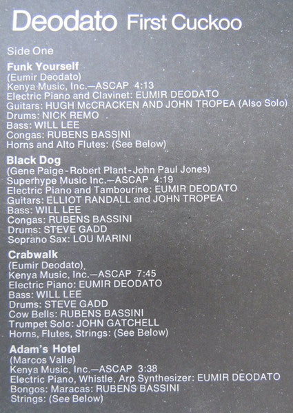 First Cuckoo - secondary