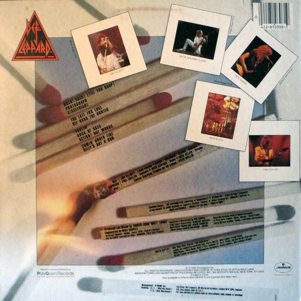 Pyromania - secondary