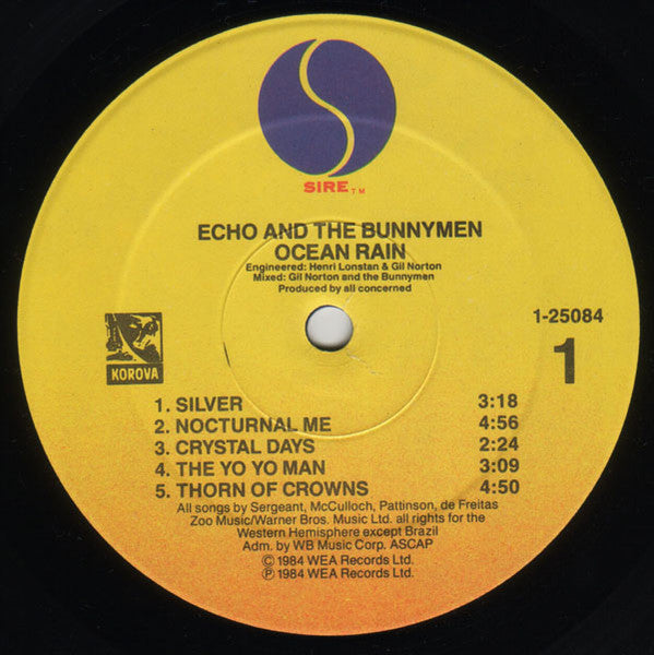 Echo & The Bunnymen - Ocean Rain