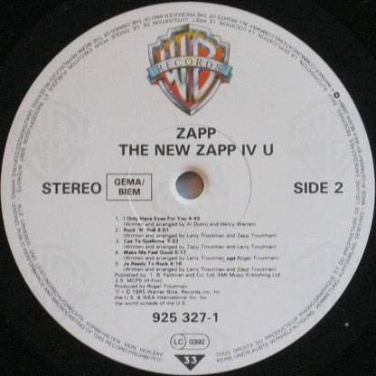 Zapp - The New Zapp IV U