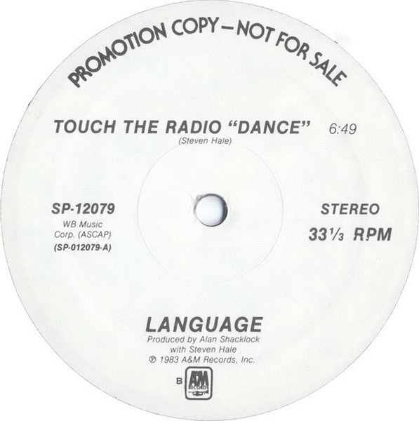 Touch The Radio "Dance" - secondary