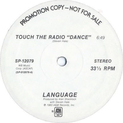 Touch The Radio "Dance" - secondary