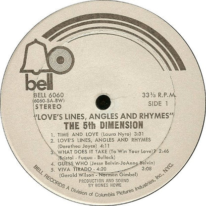 Love's Lines, Angles And Rhymes - secondary