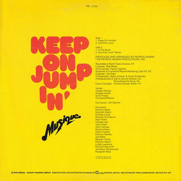 Keep On Jumpin' - secondary