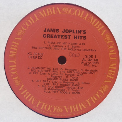 Janis Joplin's Greatest Hits - secondary