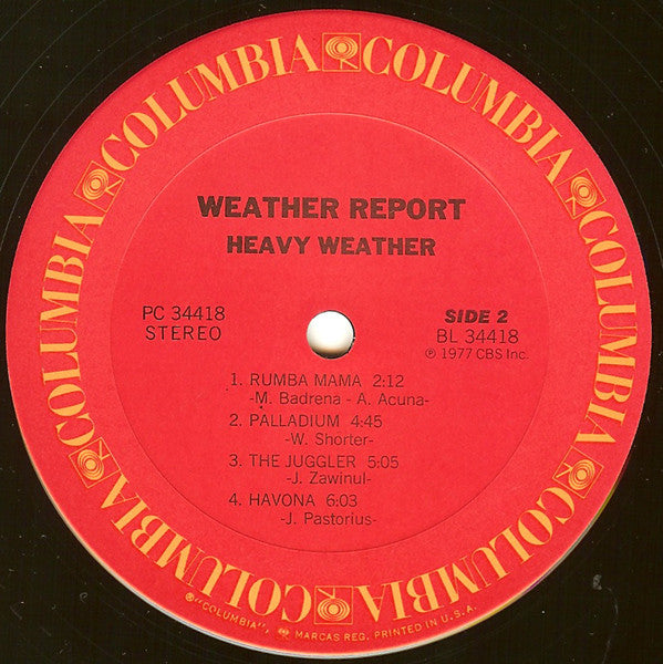 Heavy Weather - secondary