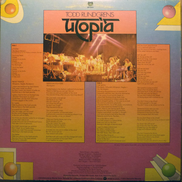 Todd Rundgren's Utopia - secondary