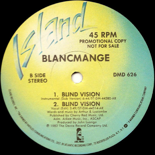 Blind Vision - secondary