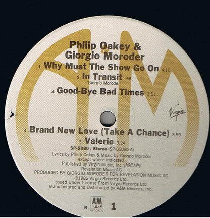Philip Oakey, Giorgio Moroder - Philip Oakey & Giorgio Moroder