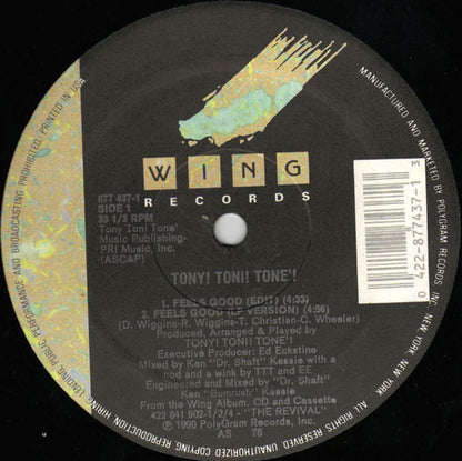 12" Single: Tony! Toni! Toné! - Feels Good