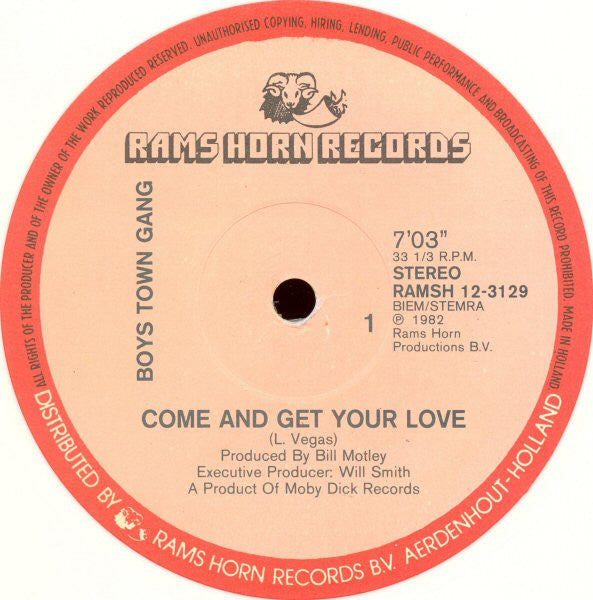 Come And Get Your Love - secondary