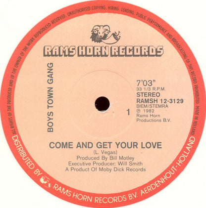 Come And Get Your Love - secondary