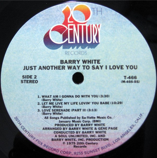 Just Another Way To Say I Love You - secondary