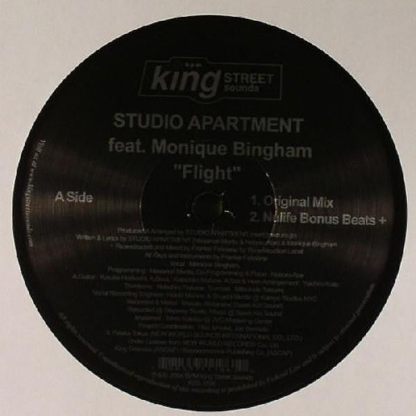 12" Single: Studio Apartment, Monique Bingham - Flight