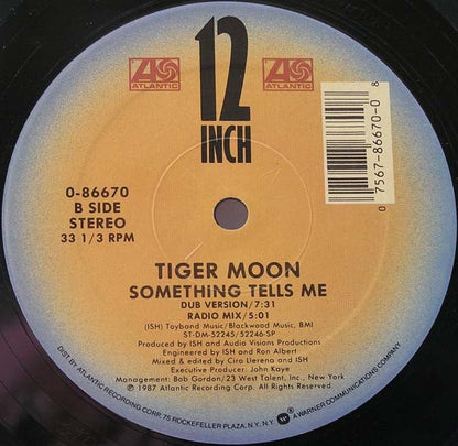 12" Single: Tiger Moon - Something Tells Me