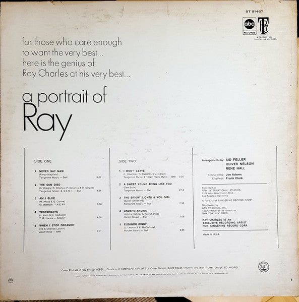 A Portrait Of Ray - secondary