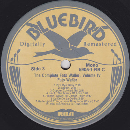 The Complete Fats Waller Volume IV - secondary