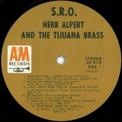 Herb Alpert & The Tijuana Brass - S.R.O.