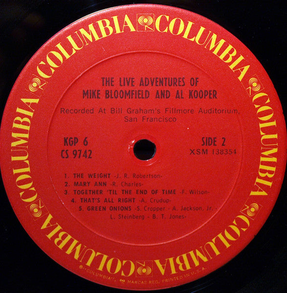 The Live Adventures Of Mike Bloomfield And Al Kooper - secondary