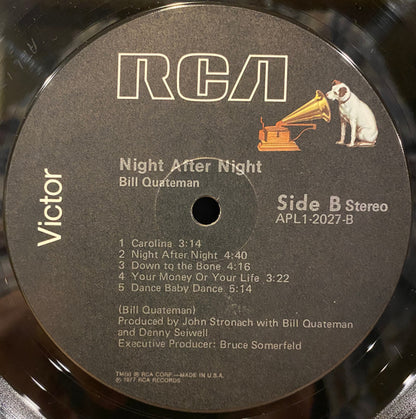 Bill Quateman - Night After Night