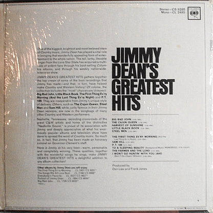 Jimmy Dean's Greatest Hits - secondary
