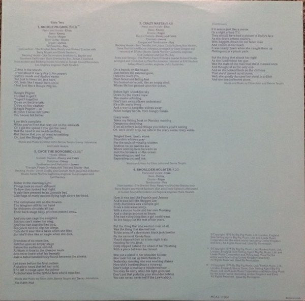 Blue Moves - secondary