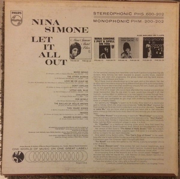 Let It All Out - secondary