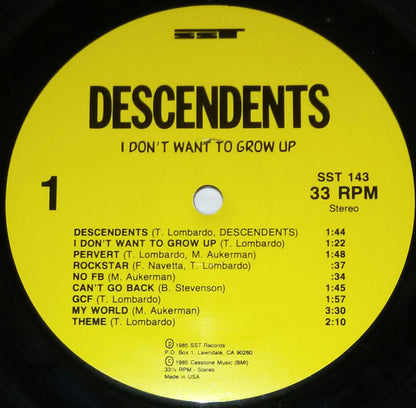 I Don't Want To Grow Up - secondary