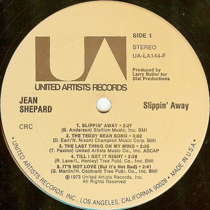 Slippin' Away - secondary