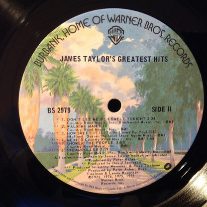 James Taylor's Greatest Hits - secondary