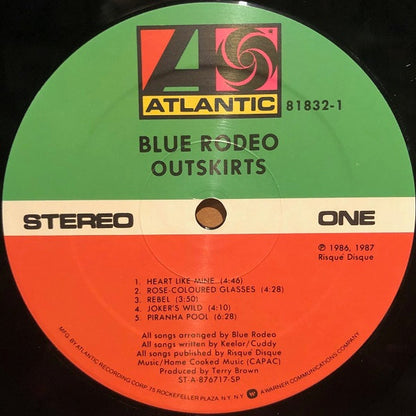 Blue Rodeo - Outskirts