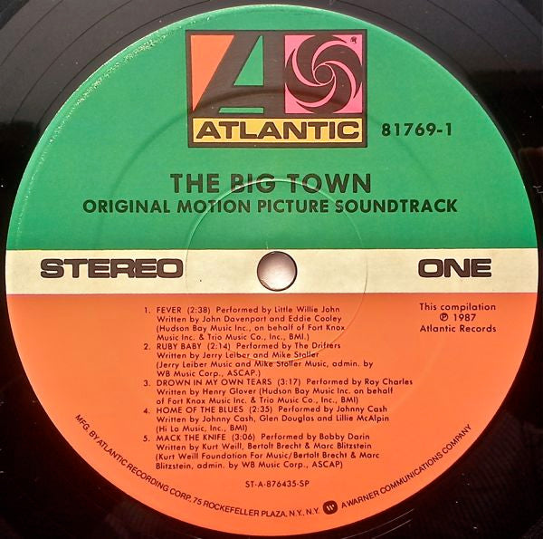 Various - The Big Town (Original Motion Picture Soundtrack)