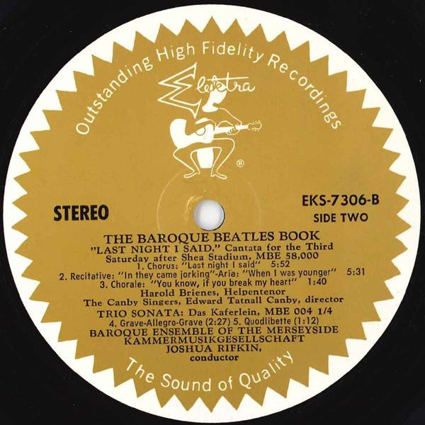 Joshua Rifkin - The Baroque Beatles Book