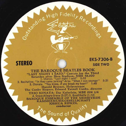 Joshua Rifkin - The Baroque Beatles Book