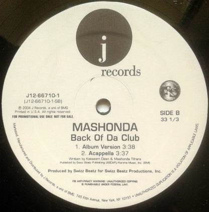 Back Of Da Club - secondary