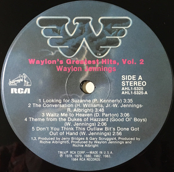 Waylon's Greatest Hits Vol.2 - secondary