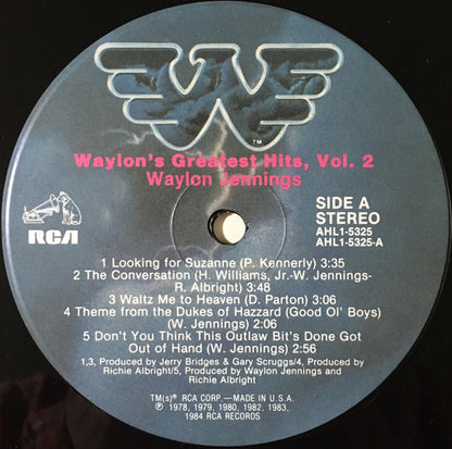 Waylon's Greatest Hits Vol.2 - secondary